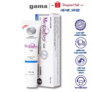 Megaduo Gel/Plus Gamma 15g-30g, Gel Giảm Mụn Ẩn, Thâm, Đầu Đen Cho Da Dầu Mụn