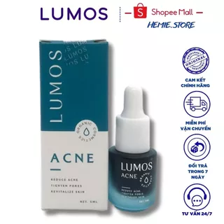 Serum Huyết Thanh Mụn Lumos Ance 5ml Của Mỹ, sạch mụn, mờ thâm dưỡng trắng da mặt