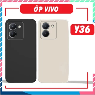 Ốp lưng Vivo Y36 cạnh vuông,mềm dẻo,hạn chế bám bụi,vân tay chất nhựa TPU