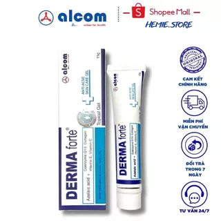 Derma Forte 15g - Gamma, Bản Thường / Advanced, Gel Giúp Giảm Mụn Trứng Cá, Ngừa Thâm, Mờ Sẹo, Da Dầu Mụn