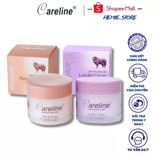 Kem Dưỡng Da Mỡ Cừu CARELINE Lanolin Cream Giúp Dưỡng Ẩm, Khỏe Mạnh Và Ngăn Ngừa Vết Nhăn 100ml