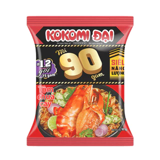 Combo 5 gói mì Kokomi 90 tôm chua cay 90g