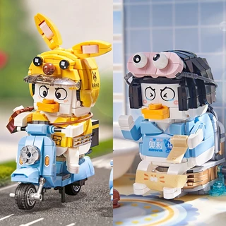 Bộ lắp ráp Vịt Tinh Nghịch Duckyo - Đồ chơi xếp hình 3D LOZ Nanoblock