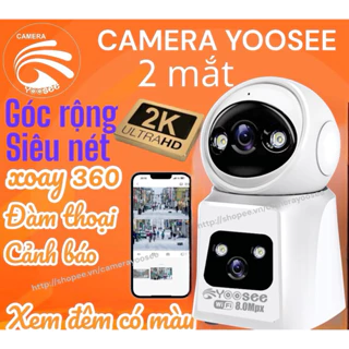 Camera YooSee 2 mắt - Siêu nét góc rộng 8.0mpx