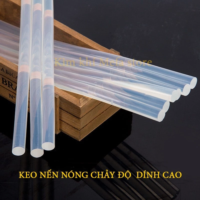 (Combo 10 cây) Keo nến nhỏ 7mm, to 11mm cho súng bắn keo nến 20W và 60W