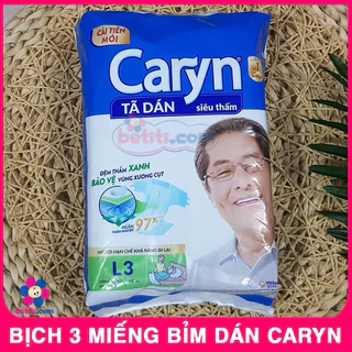 Bỉm Caryn bỉm DÁN bịch 3Miếng-cho mẹ sau sinh-người già L3