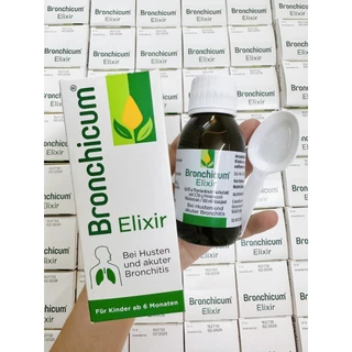 [DATE MỚI NHẤT] Siro Ho BRONCHICUM Elixir 100ml của Đức giúp giảm đờm và nhầy trong đường hô hấp của Đức