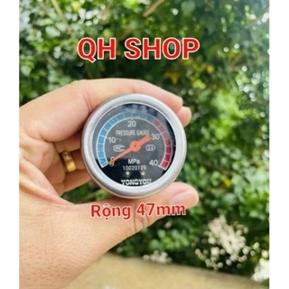 Đồng Hồ Máy Rửa Xe Mini Loại Có Chỉnh Áp Chân Ren 13.8mm