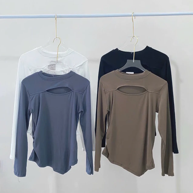 Áo Thun Tay Dài Cotton Cao Cấp Dáng Trẻ Trung Năng Động V62