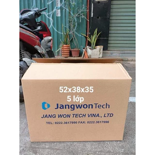 Thùng carton 5 lớp kích thước 52x38x35 , thùng carton chuyển nhà , văn phòng , đóng hàng nặng