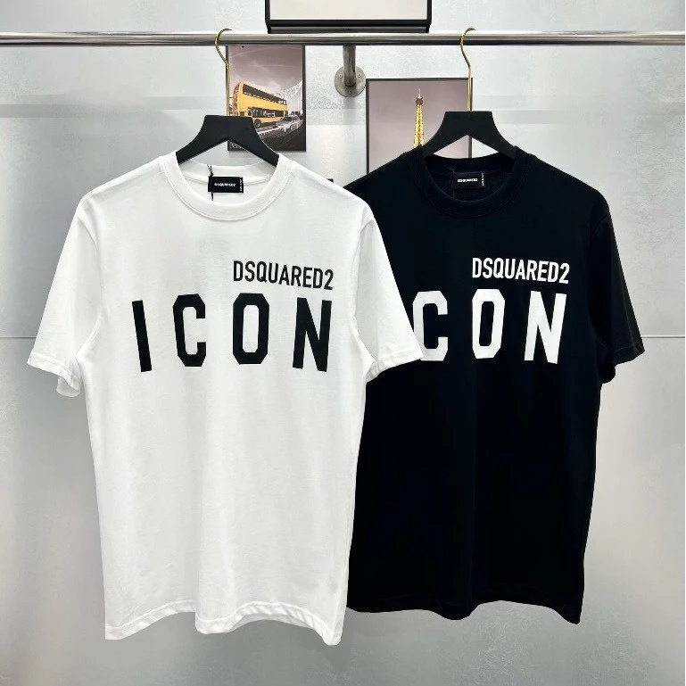 Áo Phông Nam Nữ DSQ2 In Nhiệt Cực Nét- Áo Thun Dsq Thoáng Mát Hottrend Top Cổ Tròn