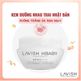 [ HÀNG CHÍNH HÃNG ] Kem dưỡng Trắng Face Ngày Nhau Thai Nhật Bản - Lavish H Baby (45g)