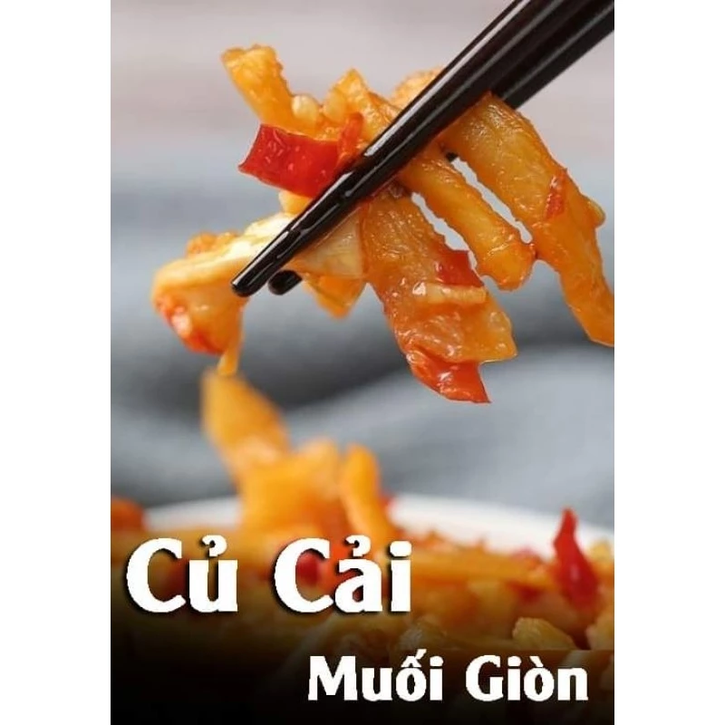 0,5Kg Củ cải muối giòn chua ngọt