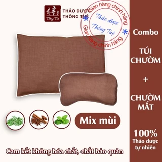 Combo Túi Chườm Đa Năng + Chườm Mắt Thảo Dược Thông Tuệ MIX MÙI HƯƠNG