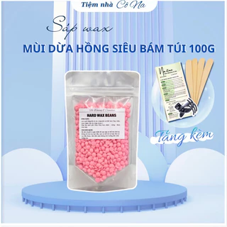 SÁP WAX MÀU HỒNG PASTEL CHẤT NHƯ SÁP DỪA [SIÊU BÁM LÔNG] TẶNG QUE GỖ