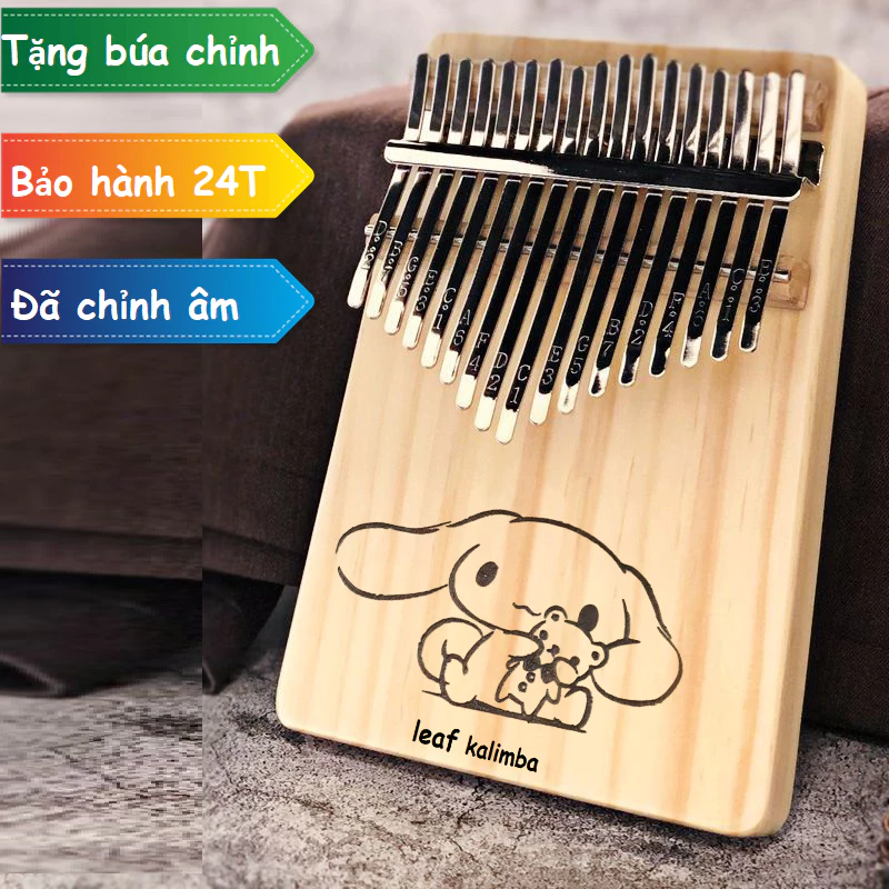 ĐÀN KALIMBA 17 PHÍM GIÁ SIÊU RẺ LEAF MUSIC NHẠC CỤ ÂM HAY ĐẦY ĐỦ PHỤ KIỆN 25 BÀI TAB KALIMBA MÙA 2