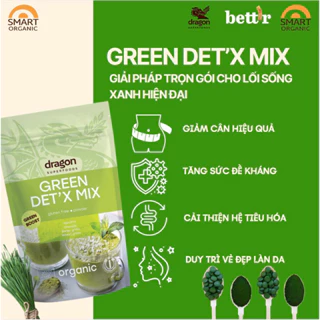 Bột xanh detox hữu cơ Green Dragon Superfoods 200g