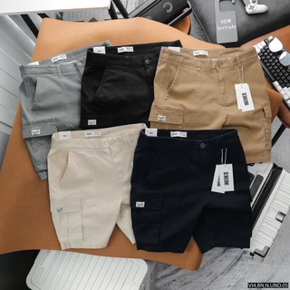 [ Nhiều màu ] - Quần Short Khaki Túi Hộp - 2024QS