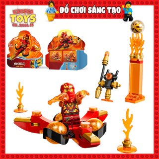 Xếp hình Ninjago Con quay năng lượng rồng của Kai - Đồ Chơi Lắp Ghép Sáng Tạo - ZIMO 888 Ideas 71777