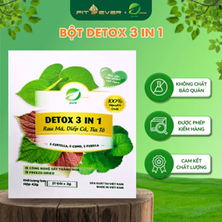 Bột Rau Diếp Cá Detox 50g Thanh Nhiệt, Mát Gan, Nguyên Chất, Sấy Lạnh Lecomax LMB05