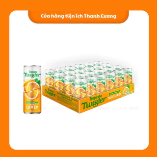 Thùng 24 Lon Nước Cam Ép Tropicana Twister 320ml