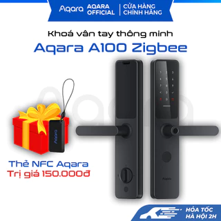 Khoá thông minh Aqara A100 Zigbee, bản Quốc tế, hỗ trợ mở cửa bằng Homekit, Lõi bảo mật Class C