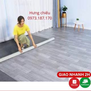 Thảm nhựa trải sàn vân gỗ, simili lót sàn vân gỗ miếng dán sàn giả gỗ chống nước bền đẹp, tấm simili dán sàn gỗ