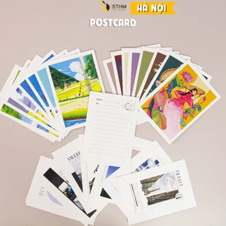 [STHM Hà Nội] Postcard nhiều mẫu - set 8 mẫu khác nhau -  STHM Hà Nội
