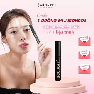 [Mã giảm giá 70k cho đơn từ 490k] Kích Dưỡng mi & mày 2 in 1 JMONROE tinh chất serum dưỡng kích thích mọc mi