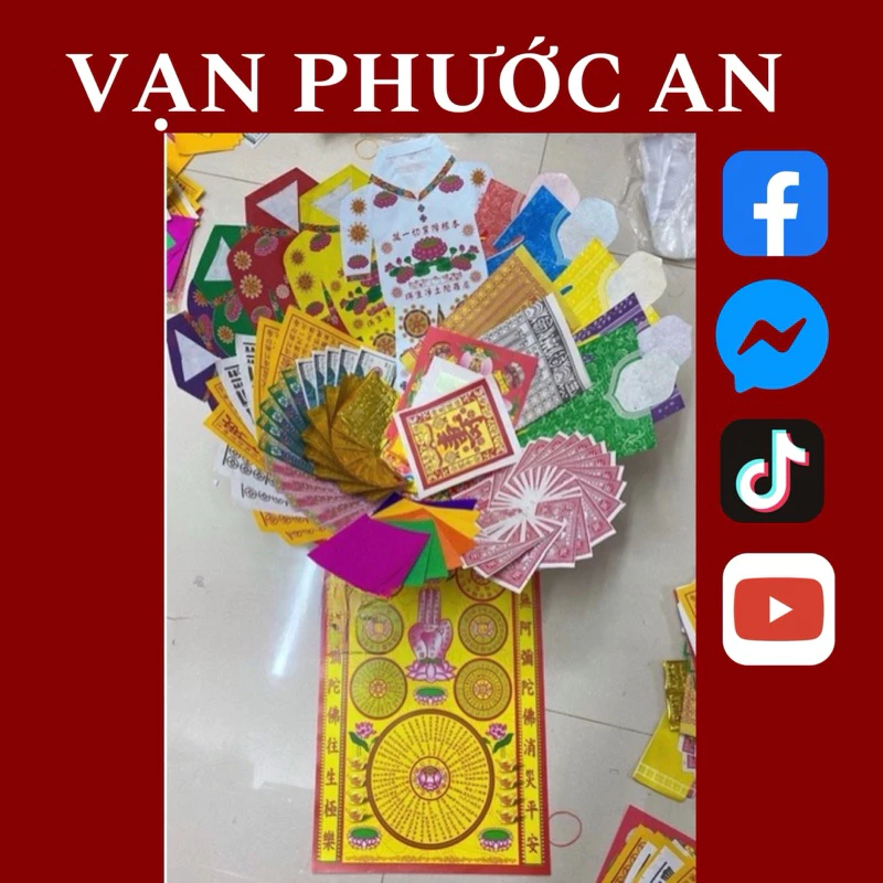 [ VÀNG MÃ ] SET GIẤY CÚNG HƯ THAI ( VONG NHI ) KHÔNG RÕ GIỚI TÍNH