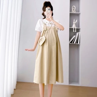 Váy bầu mùa hè shopdambau-BBA1685 Đầm bầu công sở chất đẹp sang chảnh
