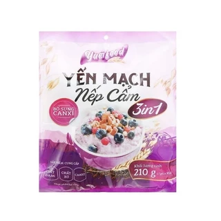 Yến mạch nếp cẩm Yumfood gói 210g (7 gói x 30g)