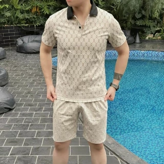 Bộ B.C polo nam chất liệu cotton co giãn.