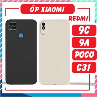 Ốp lưng Xiaomi POCO C31 / REDMI 9A / REDMI 9C mềm dẻo,hạn chế bám bụi,vân tay chất nhựa TPU