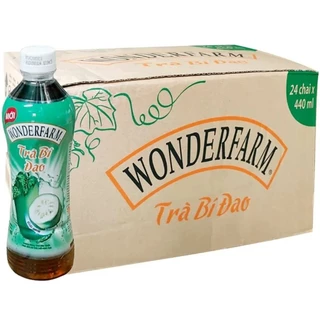 TRÀ BÍ ĐAO WONDERFARM THÙNG 24 CHAI X 440 ML