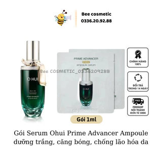 1 Gói serum tinh chất dưỡng trắng, căng bóng, chống lão hóa da - Ohui Prime Advancer Ampoule Serum_BEE COSMETIC