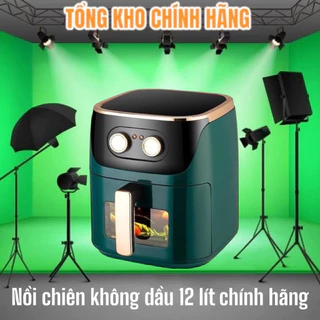 Nồi Chiên Không Dầu Camel 12 Lít Bảo Hành Chính Hãng 12 Tháng-nồi chiên không dầu 12l trung kiên tiết kiệm điện năng