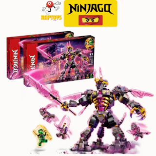 [Hỏa tốc 1h HCM][Ninjago] The Crystal King Ninja City Mô hình đồ chơi lắp ráp | 722 Mảnh ghép