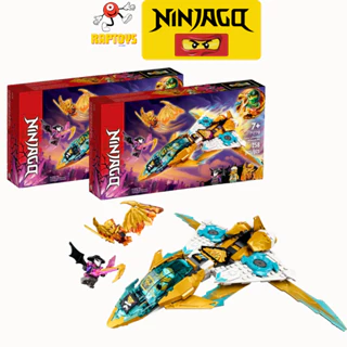 [Hỏa tốc 1h HCM][Ninjago] Zane's Golden Dragon Jet Ninja City Mô hình đồ chơi lắp ráp | 258 Mảnh ghép