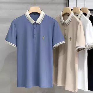 Áo Polo Nam UMA STORE Luke Huơu, Chất Liệu Vải Poly Dệt Kim Cao Cấp Thấm Hút Mồ Hôi Áo Thun Nam Có Cổ Phối Hình SPA52