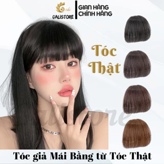 Mái Giả Bằng Tóc Thật 100% Dệt Tay - Tóc Mái Giả Thưa Tóc Thật Hàn Quốc - Galistore