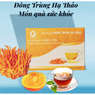 (Mua 5 tặng 1) Trà Túi Lọc Đông Trùng Hạ Thảo Nature Cordyceps 2 gr x 20 gói