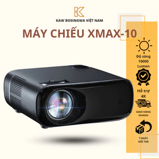 Máy chiếu XS1-XMAX10 chính hãng KAW hệ điều hành android, hỗ trợ video 4K, Bảo hành 12 tháng