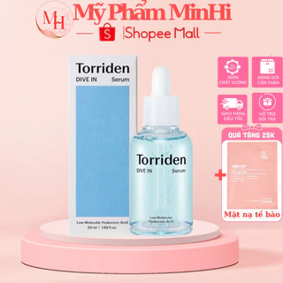 [Mã INBAU404 giảm 40K đơn 249K] Serum Torriden Dive In Serum giúp cấp ẩm cho da Low Molecular Hyaluronic Acid Chai 50ml