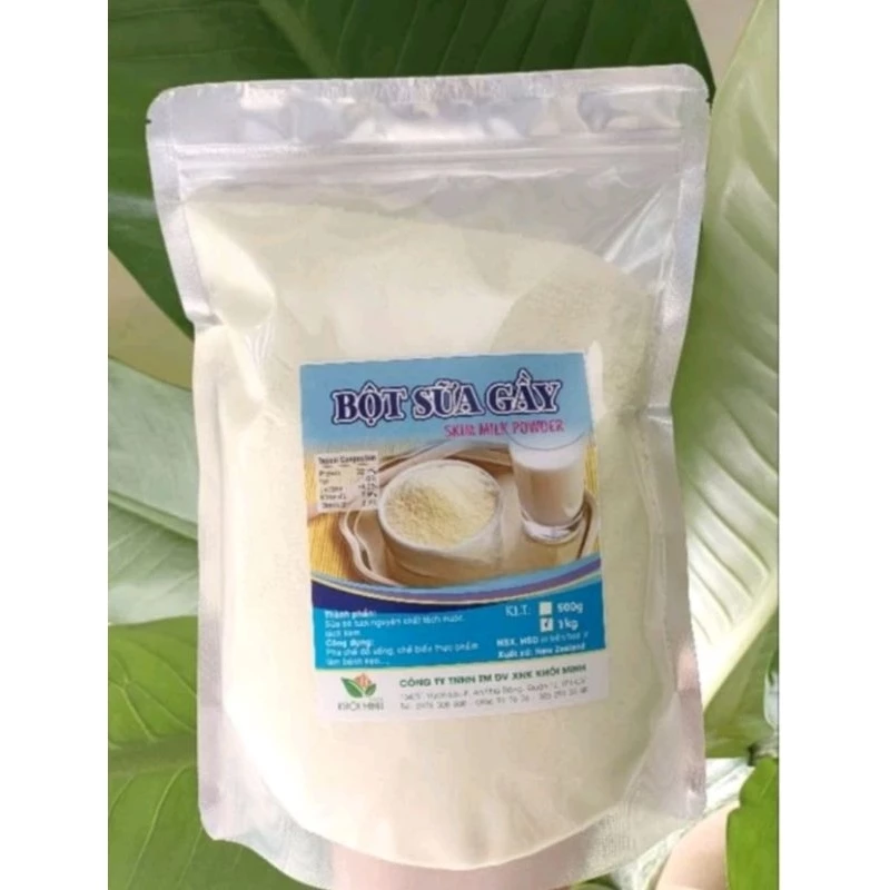 [instant] 1kg SỮA BỘT GẦY(sữa tách béo) SKIM MILK POWDER NEWZEALAND