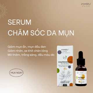 Serum Giảm & Ngừa Mụn Tuổi Dậy Thì JAMIZU Cam Thảo Nhật Bản - Giảm Nhờn Hết Mụn Mờ Thâm Trắng Da15ml