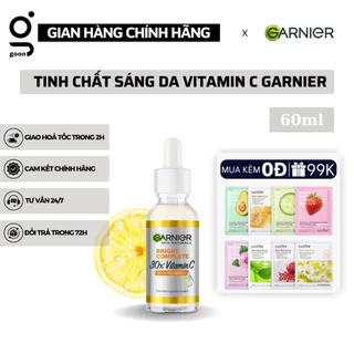 [Vitamin C + Niacinamide] Dưỡng chất làm sáng da giảm thâm ban ngày Garnier Bright Comple Booster Serum 30ml