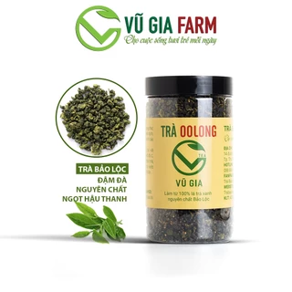 Trà olong nguyên chất Vũ Gia (200g/hũ) - Giảm cân an toàn, tăng cường hệ miễn dịch