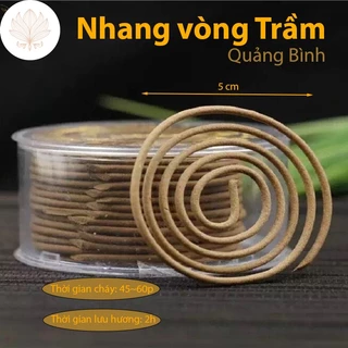 Nhang vòng Trầm, Nhang vòng Trầm Hương Quảng Bình xông nhà, hương thơm trầm hương dễ chịu đón tài lộc