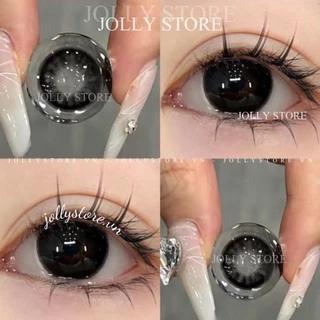 Lens LUNA EYES - Kính áp tròng 215 Black không giãn JOLLY STORE